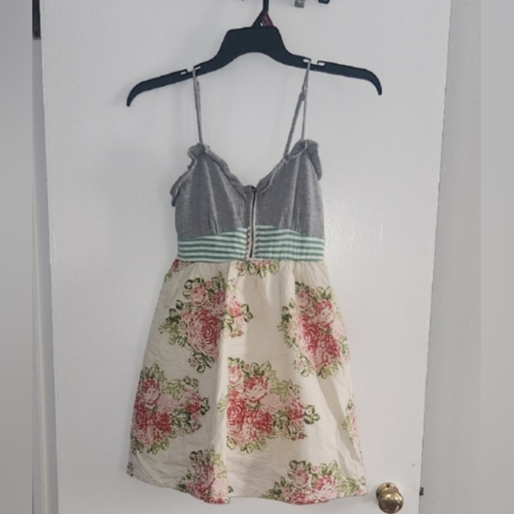 Crafty Couture Floral & Stripe Sundress